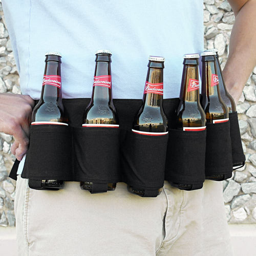 6-pack Outdoor Beer Belt Bottle Holder