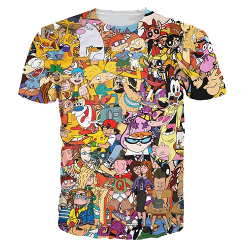 3D Cartoon T-Shirt (men/women)