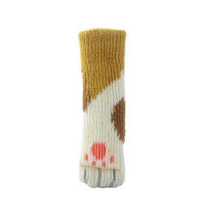 Cat Paw Chair Socks (4 Pieces)
