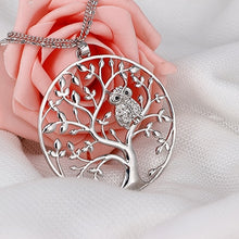 Owl and Tree of Life  Necklace