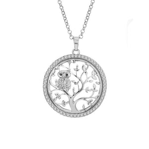 Owl and Tree of Life  Necklace