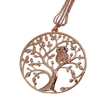 Owl and Tree of Life  Necklace